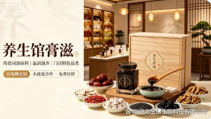中医馆想增加营收:药食同源膏滋贴牌,湖北金鹰生物养生食品代工厂可小